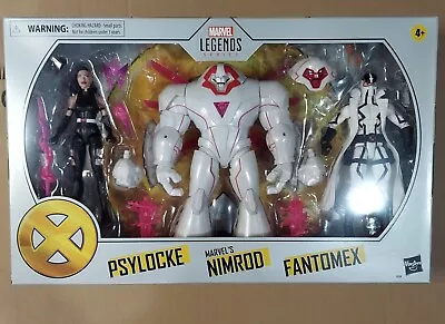 Marvel Legends X Men Psylocke Nimrod Fantomex 3 Pk NIB  • $75