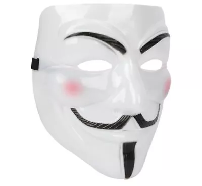 $14.90 • Buy V For Vendetta Mask Anonymous Guy Hacker Fawkes Halloween NEW / FREE SHIPPING !
