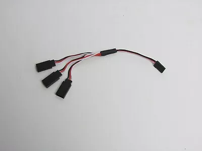 5 Inch Male To 3 Y Female Extender Futaba Plug RC Servo Extend Lead Wire Cable • $7.95