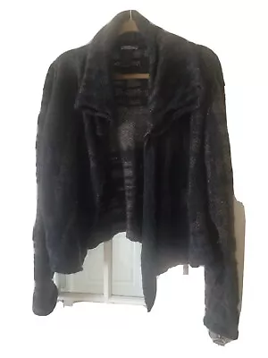 £29 • Buy Crea  Concept Brown/charcoal Knitted Jacket Size 42 In Very Good Condition