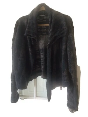 £29 • Buy Crea  Concept Brown/charcoal Knitted Jacket Size 42 In Very Good Condition
