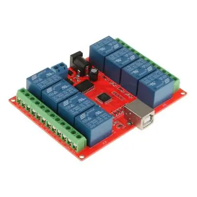 £15.38 • Buy 12V 8 Channel USB Relay Module USB Control Switch PC Intelligent Controller