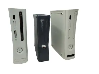 Lot Of 3 Microsoft Xbox 360 Consoles *PARTS/REPAIR*  As Is RROD • $43.22