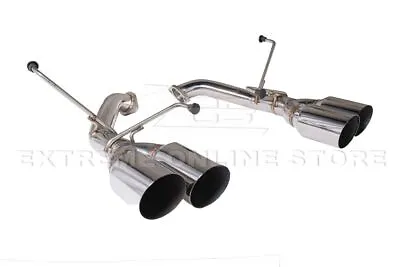 4 Inch Rear Axle Back Double Wall Quad Stainless Tips Exhaust For WRX 22-Up VB • $249.98