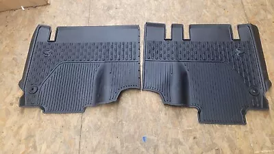 Ram Logo 2500 3500 Mega Cab Rear Rubber Floor Mats OEM Mopar 8221-5767ac • $104.68