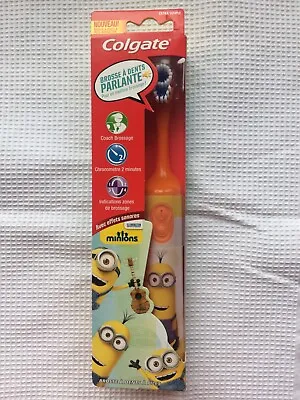 New! Minion’s FRENCH TALKING Children’s Colgate Electric Toothbrush In Orange • £7.50