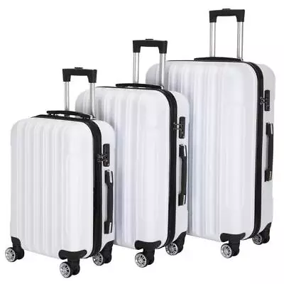 20  24  28  Suitcase Set 3 Piece Luggage Set Carry On Travel Luggage TSA Lock • $86.99