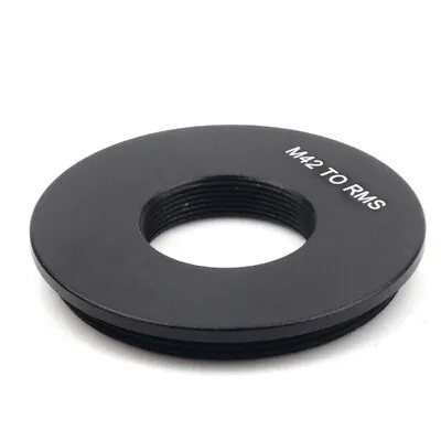 M42 To RMS Ring Adapter Macro Photography For Nikon Canon SLR Lens Microscope • $9.49