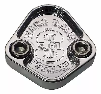 Fuel Pump Block Off Plate Fits Ford Mustang 5.0L 302 Engines Billet 6061 CNC USA • $51.99