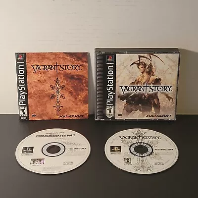 $120 • Buy Vagrant Story BLACK LABEL! *with Bonus Disc* (Sony PlayStation 1, 2000) Tested
