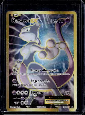 2016 Pokemon XY Evolutions Mewtwo EX Ultra Rare Full Art FA #103/108 • $0.99