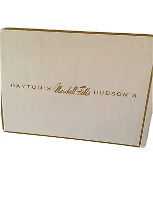 Vintage Marshall Fields Corrugated Cardboard Empty Box Dayton Hudson Collectible • $23.99