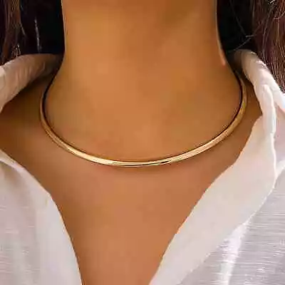 Gold Plated 925 Sterling Silver Simulated Diamond Gem Zara Jewelry Necklace Sale • $11.69