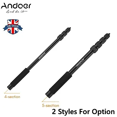 £15.99 • Buy Andoer Handheld Microphone Boom Arm Extendable Mic Arm Adjustable Length UK O0W6