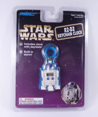 Star Wars Tiger R2-D2 Droid Clock Keychain W/Alarm  Vtg 1997 New Sealed • $12.99