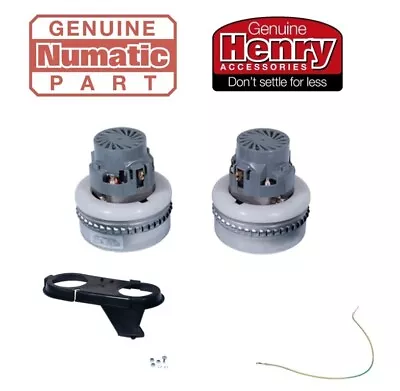 £190.79 • Buy Genuine NUMATIC 2 X BYPASS MOTORS WVD CTD NTD VACUUM CLEANER COMPLETE KIT 305425