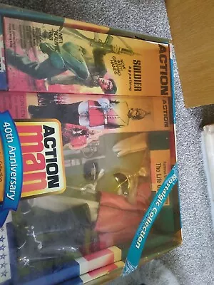 40th Vintage Action Man Action Soldier Boxed Figure • £0.99