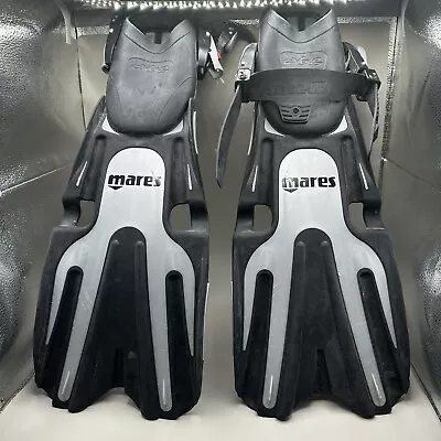 Mares Volo Power Fins ABS Adjustable Scuba Dive Fins $235 Open Heel Size Small • $69.99