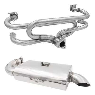 BUGPACK Stainless Steel Mondo Muffler Exhaust System 1600cc Type 1 Vw Bug • $589.95