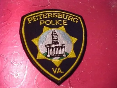 Petersburg Virginia Police Patch Shoulder Size Unused Not A Badge • $4.95