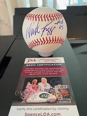 Wade Boggs Hof 05 Yankees Red Sox Rays Signed 2022 World Series  Ball Jsa Coa • $79.95