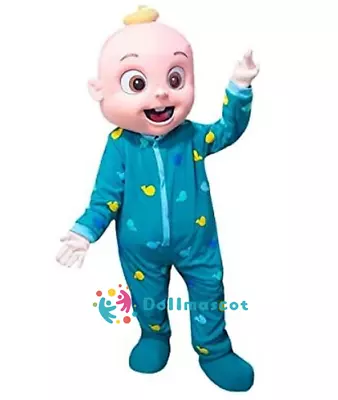 Baby Cocomelon Jojo Boy Mascot Costume Adult Watermelon Character Outfit Suit • £119.81