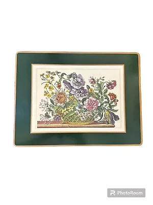 Vintage Pimpernel Dining Table Placemats Set Of 2 Floral Bouquet 12 X 9 • $18