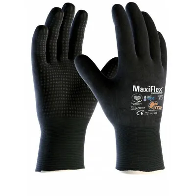 MaxiFlex Endurance Black Work Gloves Size 9. FIVE PAIRS. NEW. HARD WEARING. • £25