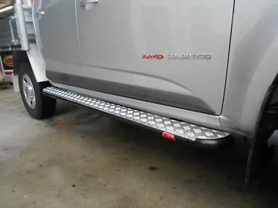 Mcc Heavy Duty Steel Side Step Black To Suit Holden Rg Colorado & Isuzu D-max • $990