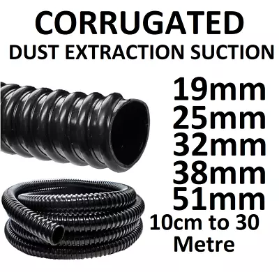 £8.05 • Buy SMOOTH BORE DUST EXTRACTION Or SUCTION HOSE 19mm 25mm 32mm 50mm