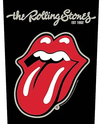 Rolling Stones Tongue Giant Sew-on Backpatch 360mm X 290mm (rz) • $21.54