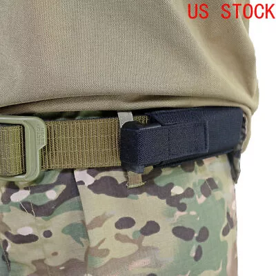 9mm Horizontal Magazine Pouch Concealed Carrier Mag Holder Extra Single Mag • $9.93