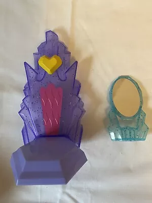 My Little Pony Explore Equestria Crystal Empire Castle Throne And Mirror/ Parts • $12