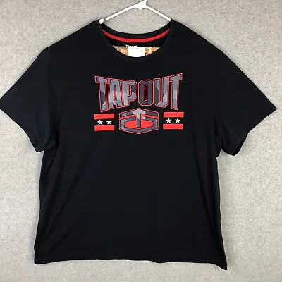 Tapout Shirt Adult 4XL XXXXL Blue Sports Boxing UFC MMA Fighting Tee Mens 250 • $12.03