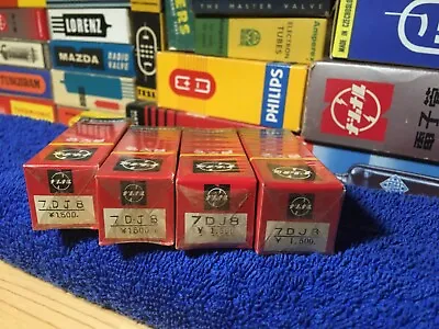 4 True NOS Sealed Box 7DJ8 6DJ8 Matsu/Mullard Japan OrganicTone PreampAudioTubes • $420