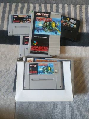 SNES Bundle 4 Games Starting Cybernator • £45