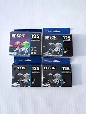 EPSON 125 Combo Listing. T125120 & T125520 Black & Color Ink Cartridges. • $34