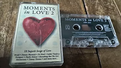 Various Artists - Moments In Love 2-  Cassette Tape Album 70s 80s Love Songs • £4.99