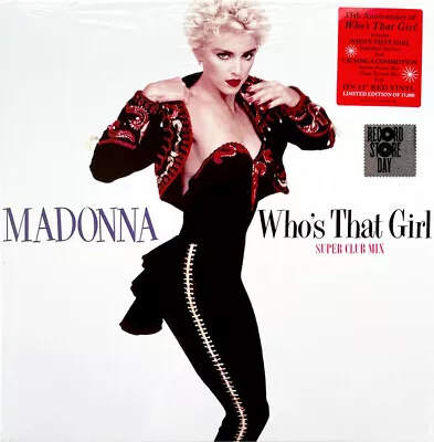 Madonna – Who's That Girl (Super Club Mix) - Red EP Vinyl Record 12  - NEW - RSD • $19.95