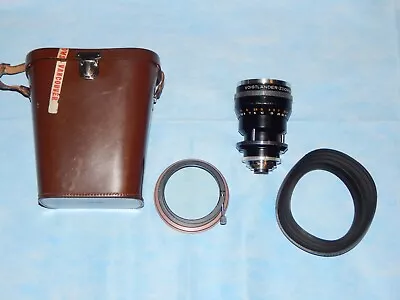 Voigtlander Zoomar 36-82mm F2.8 Zoom Lens DKL Mount Hood Case Rare Zoom Lens • $950