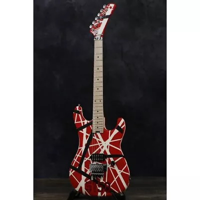 EVH Striped Series 5150 Red Black White Stripe Transparent Red Eddie Van Halen • $1600