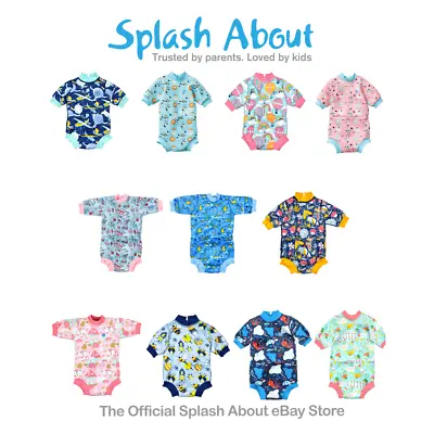 Splash About Baby & Toddler Happy Nappy Wetsuit With Incorporated Swim Nappy  • £18