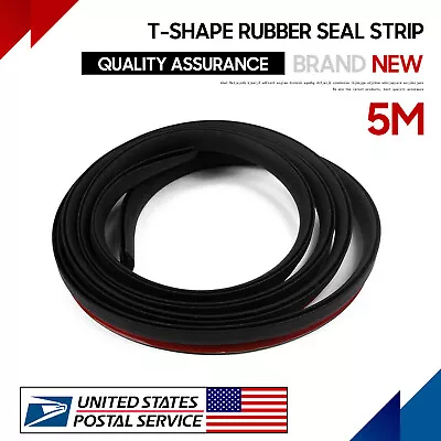 For  16FT Car Door Edge Moulding Trim Rubber Seal Weather Strip T-shape • $8.99