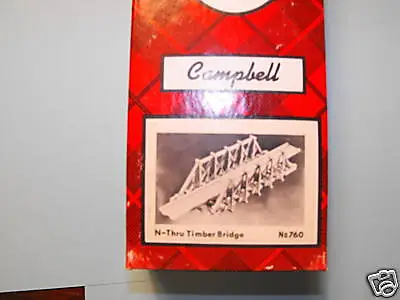 Thru Timber Trestle N SCALE BY CAMPBELL #760 • $70.53