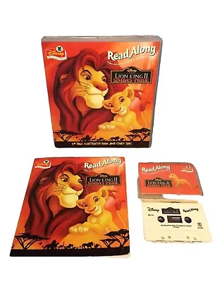 £8.54 • Buy Disney Lion King 2 Simbas Pride Read Along Casette And Book Set Collectable
