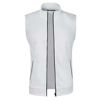 Mens Jacket Athletic Vest Stylish Outerwear Casual Top Undershirt Shirts Tee • $17.10