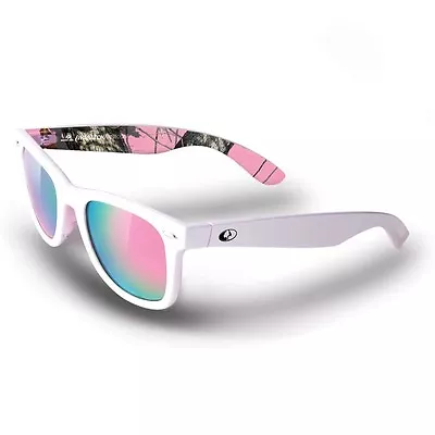 Mossy Oak Pink Camo Wasatch Sunglasses - White Frame Smoke Lens Licensed • $15.57