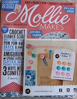 Mollie Makes Issue 52 With Free Kit  • $15