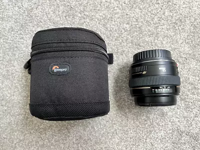 Canon EF 50mm F/1.4 USM With Lowepro Lens Case • £129