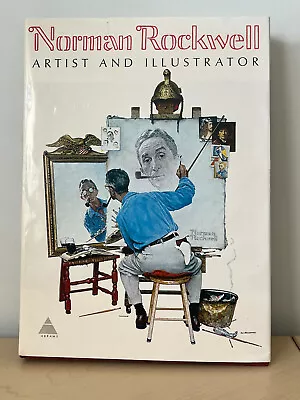 NORMAN ROCKWELL: ARTIST AND ILLUSTRATOR 1970 1st Edition Large Coffee Table Book • $49.99